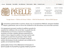 Tablet Screenshot of prelle.fr